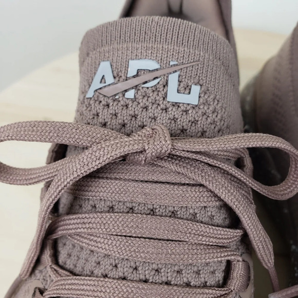 APL TechLoom Breeze Sneakers Size 8 Knit Mauve Athletic Gym Workout Shoes - Picture 9 of 14